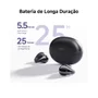 Fone De Ouvido Qcy Crossky C30, Bluetooth 5.4, Conforto Leve, Ajuste Estável, 25 Horas De Reprodução