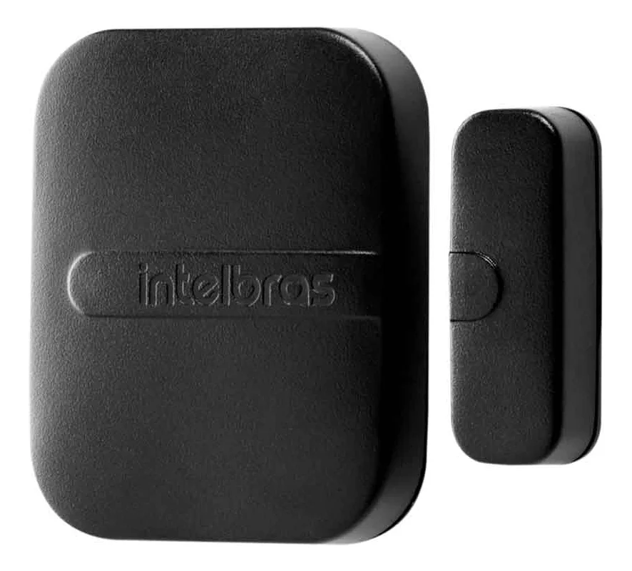 Imagem 2 de 5 do produto Kit 10 Sensores Magnético De Abertura De Porta E Janela Xas Smart Black Intelbras Sem Fio
