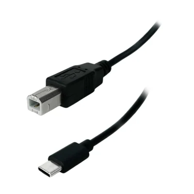 Cabo De Impressora Usb-c 2.0 Para Usb-b Preto De 2 Metros
