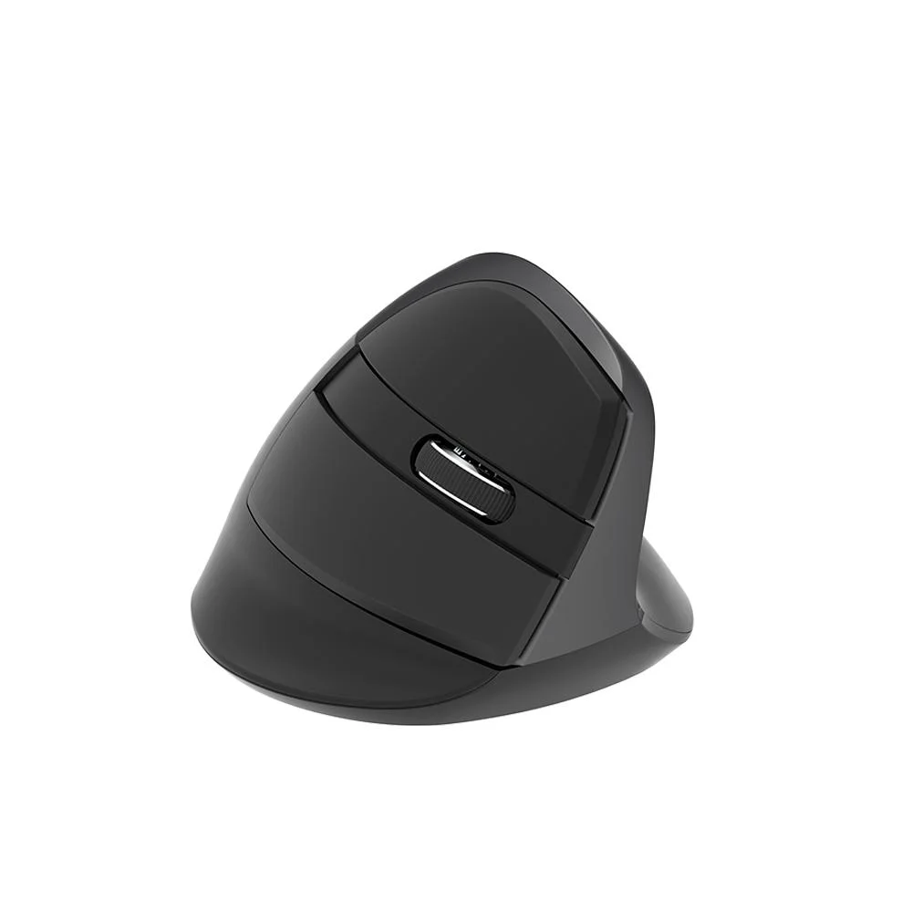 Imagem 4 de 4 do produto Mouse Ergonomico Sem Fio Aplus Ergos 541, Bluetooth e Wi-Fi, 6 Botões, 4000 DPI, Clique Silencioso, Iluminação Azul, Compatível com Windows e MacOS - ERGOS541