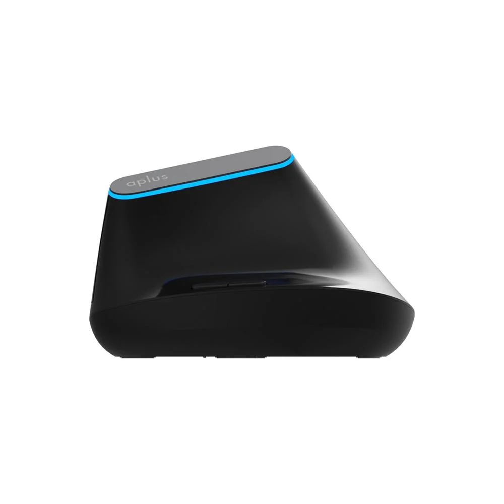 Imagem 4 de 4 do produto Mouse Sem Fio Ergonomico Aplus Ergos 433 com 6 Botões, Cliques Silenciosos, 1600 DPI, Iluminação Azul, Compatível com Windows e MacOS - ERGOS433