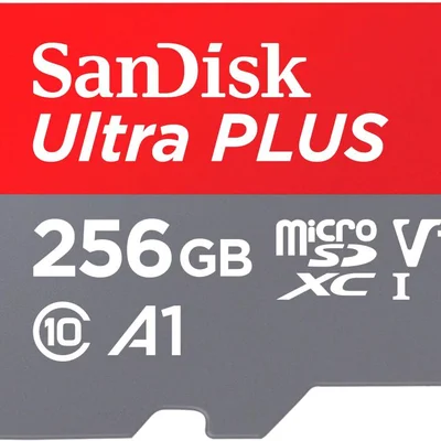 Sandisk - Cartão De Memória Microsdxc Uhs-i Ultra Plus 256gb-sdsqubl-256g-an6ia
