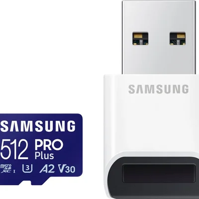 Samsung - Cartão De Memória Microsdxc Pro Plus 512gb-mb-md512sb/am