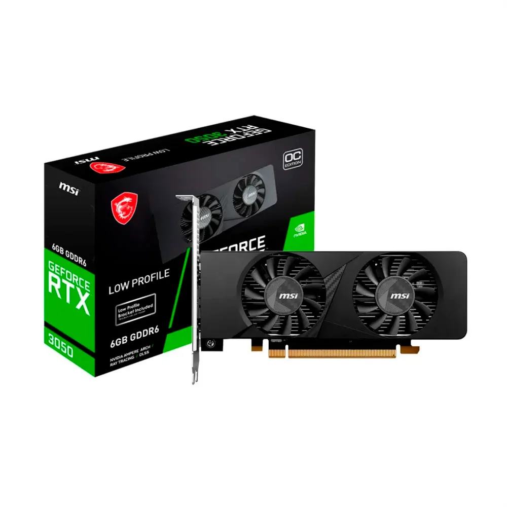 MSI GeForce RTX3050 グラフィックボード MSI GeForce RTX 3050 8GB GDRR6 Boost Clock: 1807 MHz 128-Bit HDMI