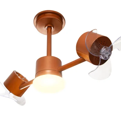 Ventilador De Teto Treviso Infinit LED Cobre Bivolt