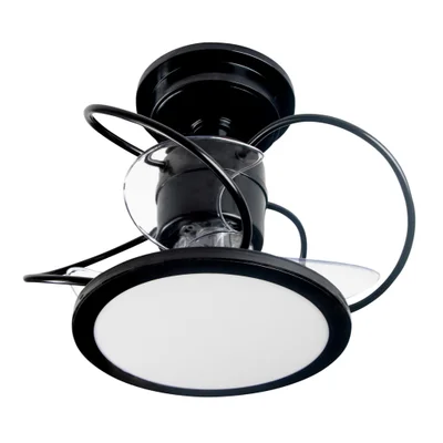 Ventilador De Teto Treviso Preto Confort LED 3000k Bivolt