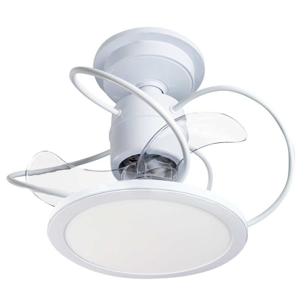 Ventilador De Teto Treviso Branco Confort LED 3000 K Bivolt