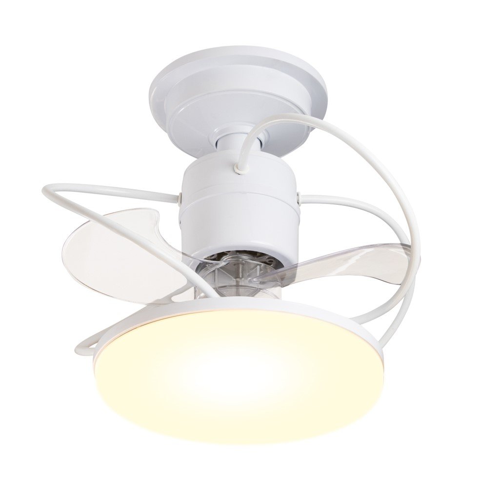 Ventilador De Teto Treviso Branco Elegance LED Bivolt
