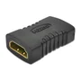 Kit 3x Adaptador Emenda HDMI Fêmea para HDMI Fêmea, Alongar Cabo Prolongador Junção, Conector Extensor Universal, TV, Monitor, Notebook, Projetor