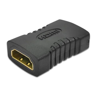 Kit 10x Adaptador Emenda HDMI Fêmea para HDMI Fêmea, Alongar Cabo Prolongador Junção, Conector Extensor Universal, TV, Monitor, Notebook, Projetor