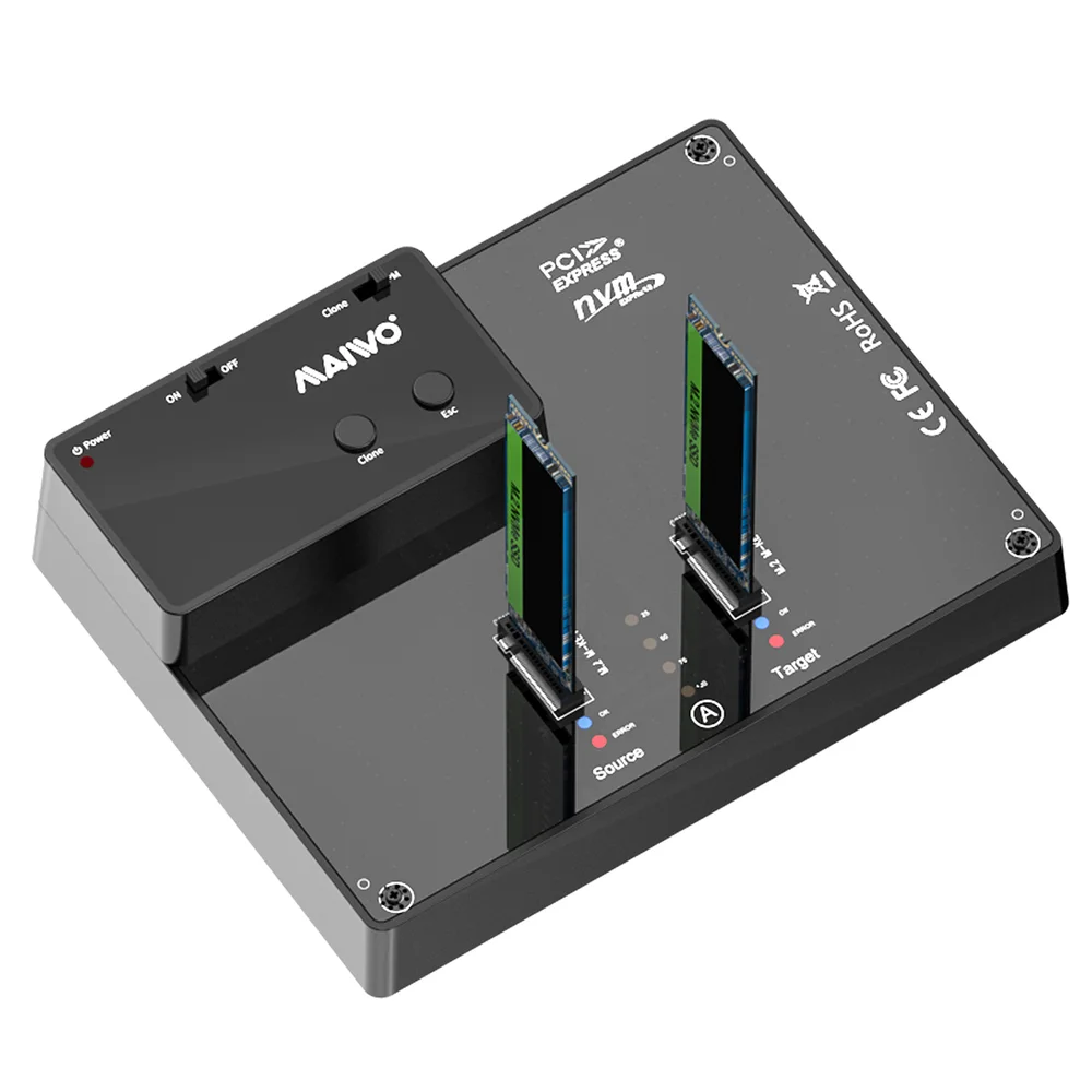 Dock Station Estação Clone Tipo-c 02 SSD M2 Mvme - Maiwo