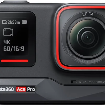 Insta360 - Câmera De Ação À Prova D´água Ace Pro Alimentada Por Ia - Preto-cinsaaja
