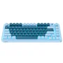 Teclado Gamer Mecanico Aplus Cetus 75 , TKL 75% Compacto, Switch Red Jerrzi, Construção Gasket, Iluminação Azul, Hot Swap, Anti-Ghosting, Macros, compatível com Windows/Mac
