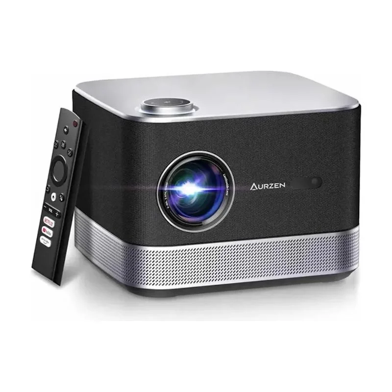 Imagem 4 de 5 do produto Projetor Inteligente Aurzen Boom 3 Preto 1080p 500 Lumens Com Netflix
