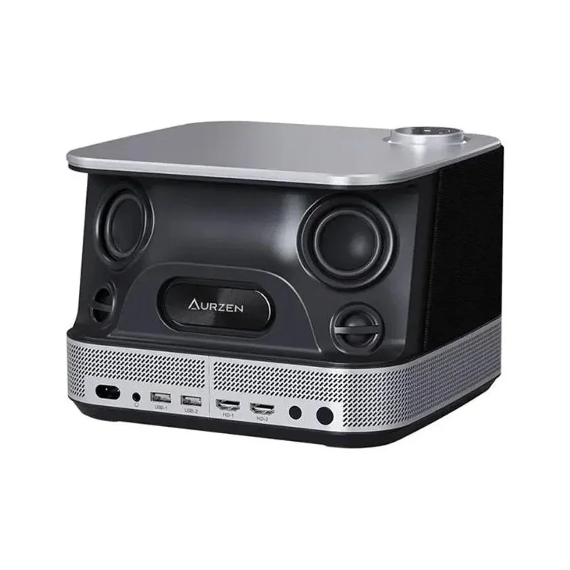 Imagem 5 de 5 do produto Projetor Inteligente Aurzen Boom 3 Preto 1080p 500 Lumens Com Netflix