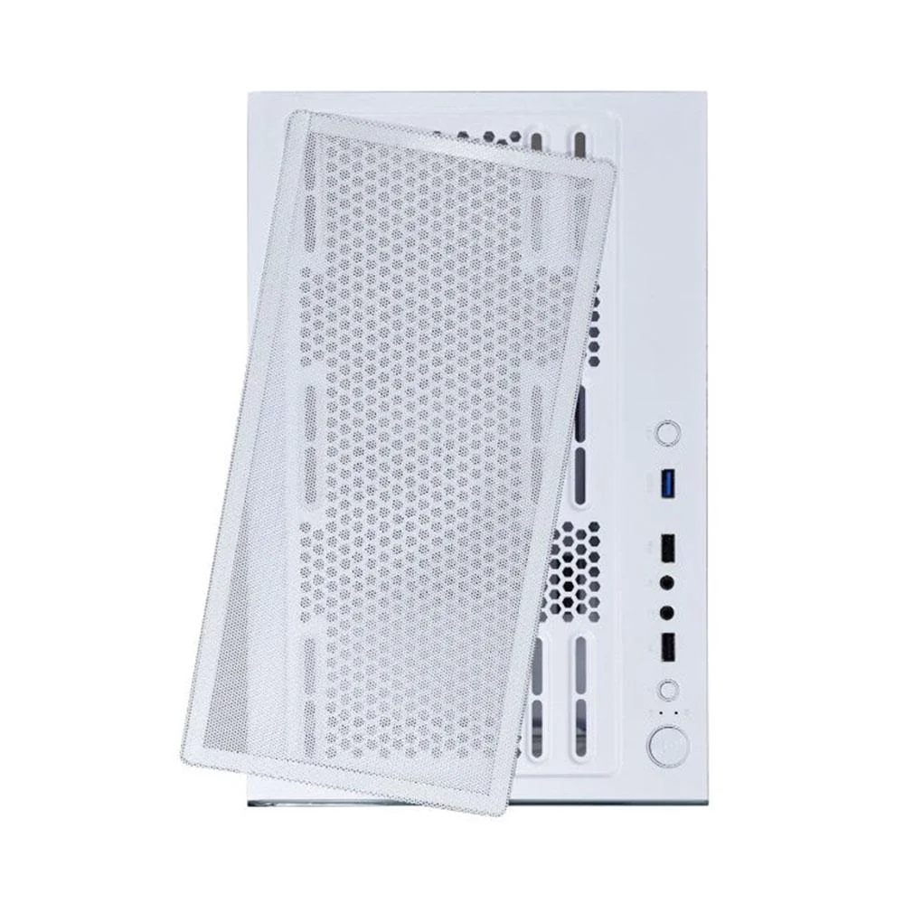 Imagem 4 de 5 do produto Gabinete Gamer K-mex Aquario Cg-w1tw Medusa Branco Micro Atx Sem Fan