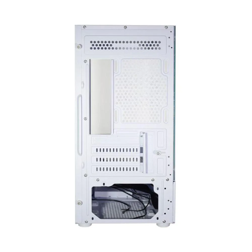 Imagem 5 de 5 do produto Gabinete Gamer K-mex Aquario Cg-w1tw Medusa Branco Micro Atx Sem Fan