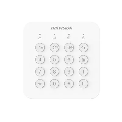 Teclado Hikvision Ds-pk201b-we LED, Sem Fio, Ax Home, Branco