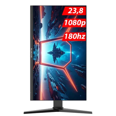Monitor Gamer 23,8 Taurus Pro Bluecase Preto Ips 180hz C/ajustedealtura Bm24ffad1gwbx