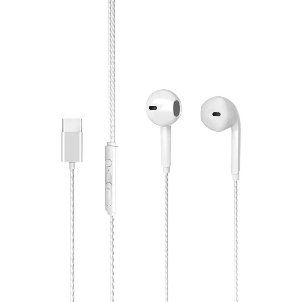 Imagem 1 de 5 do produto Fone De Ouvido Usb Tipo - C Fn593 Branco - Bright