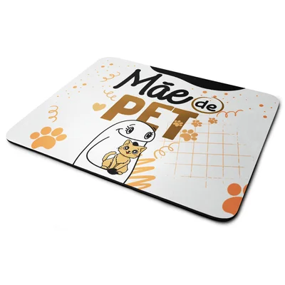 Mouse Pad Flork Mães - Mãe De Pet Gato - 22x18