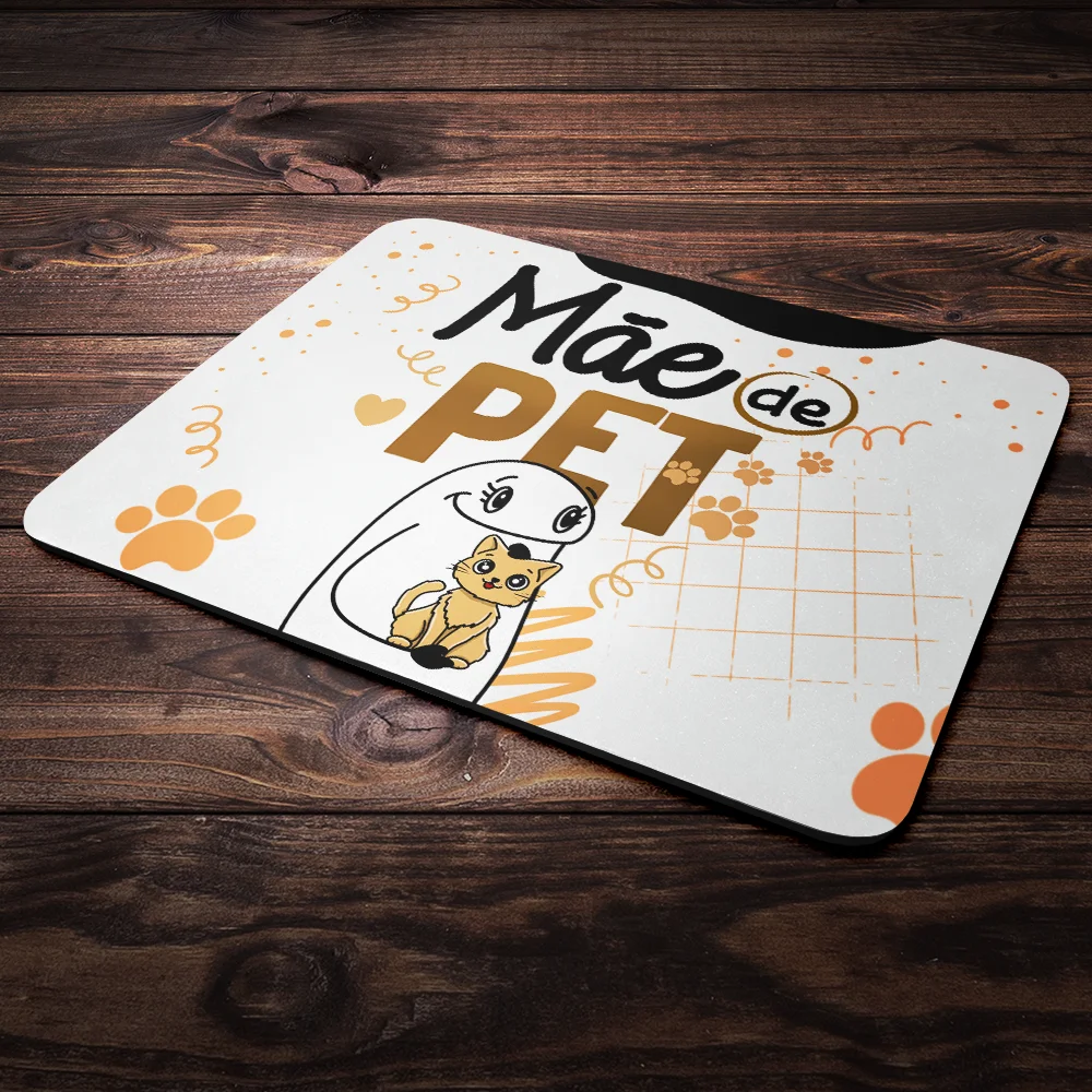 Imagem 2 de 4 do produto Mouse Pad Flork Mães - Mãe De Pet Gato - 22x18