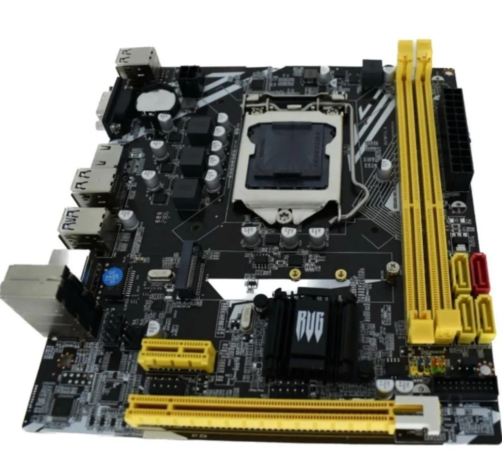 Placa Mãe LGA 1155 Chipset Intel B75 16gb Ddr3 Nvme M.2 Usb 3.0 HDMI 5