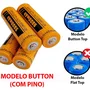 Kit 4 Pilhas Recarregáveis 18650 3.7v - 4.2v 9800mah | Bateria De Controle, Lanterna, Radios, Ferramenta
