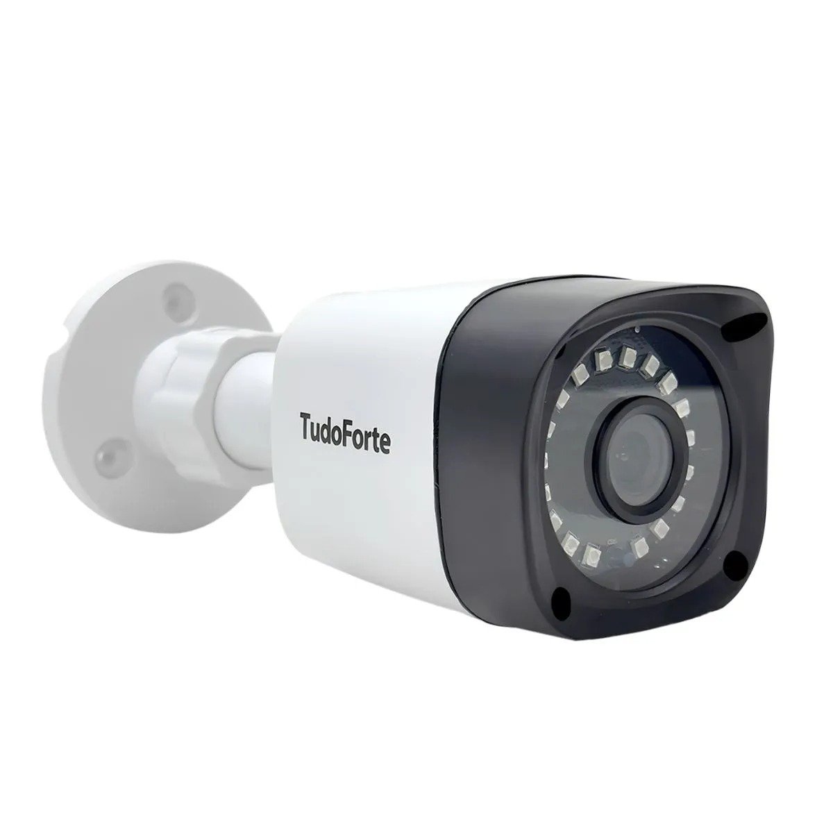 Câmera De Segurança Externa Tudo Forte Tf 2020b Bullet Full Hd 1080p Visão Noturna 20m Proteção Ip66