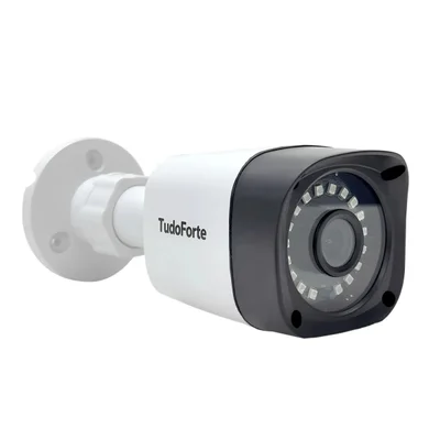 Câmera De Segurança Externa Tudo Forte Tf 2020b Bullet Full Hd 1080p Visão Noturna 20m Proteção Ip66