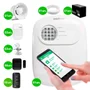 Kit Alarme Anm 24 Net Intelbras 2 Sensores Ivp 2000 Sem Fio, 6 Sensores Xas Smart Black, 2 Controles