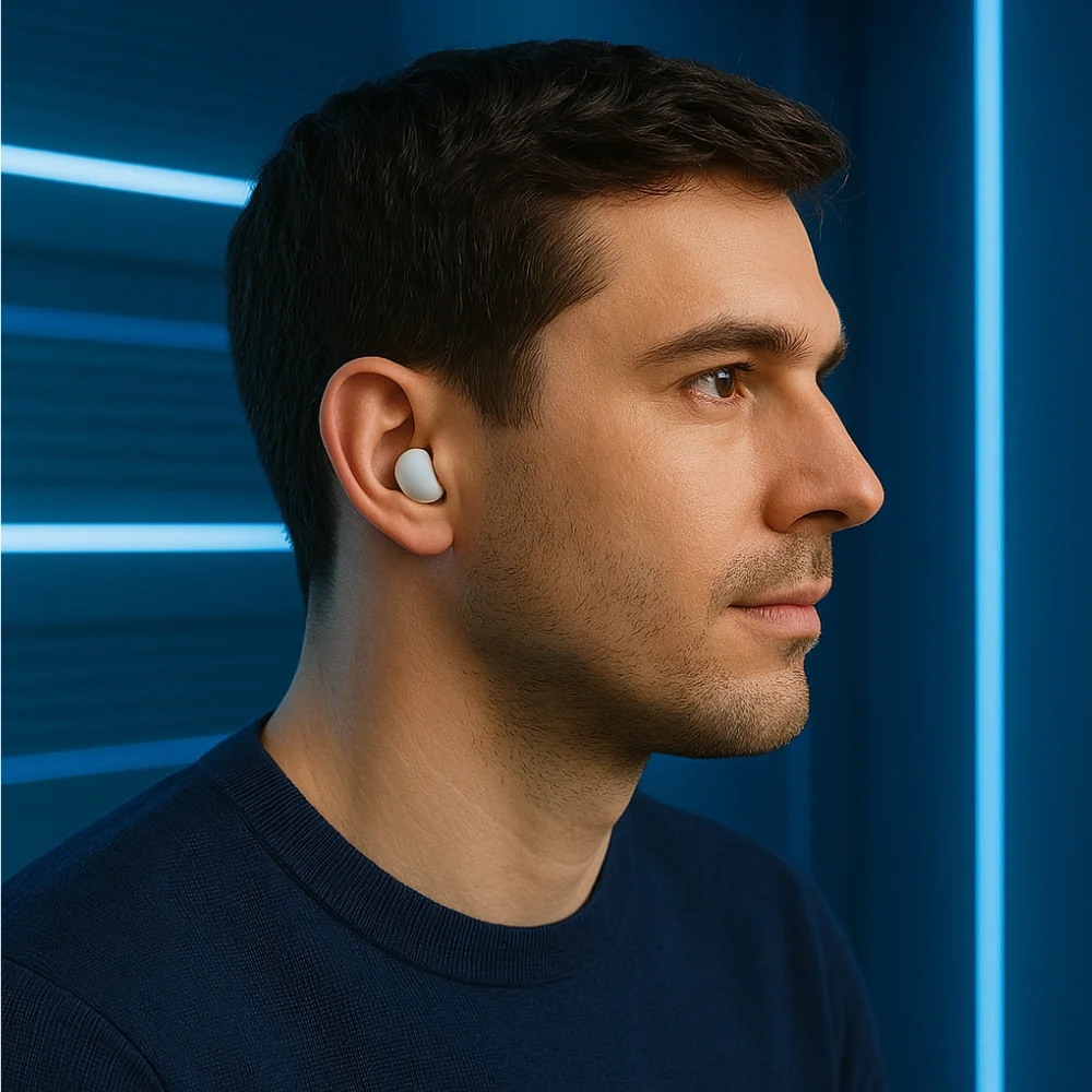Imagem 3 de 5 do produto Fone Sem Cabo Eficiente Com Bluetooth Na Cor Branca
