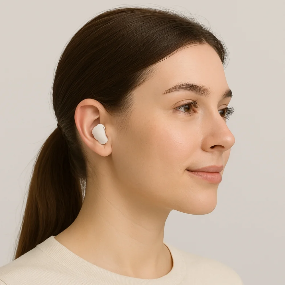 Imagem 4 de 5 do produto Fone Bluetooth Estiloso Com Bluetooth Estilo Branco