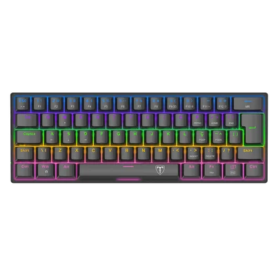 Teclado Mecanico Gamer Arena Preto Rainbow Sw Brown T-tgk321-br Abnt-2