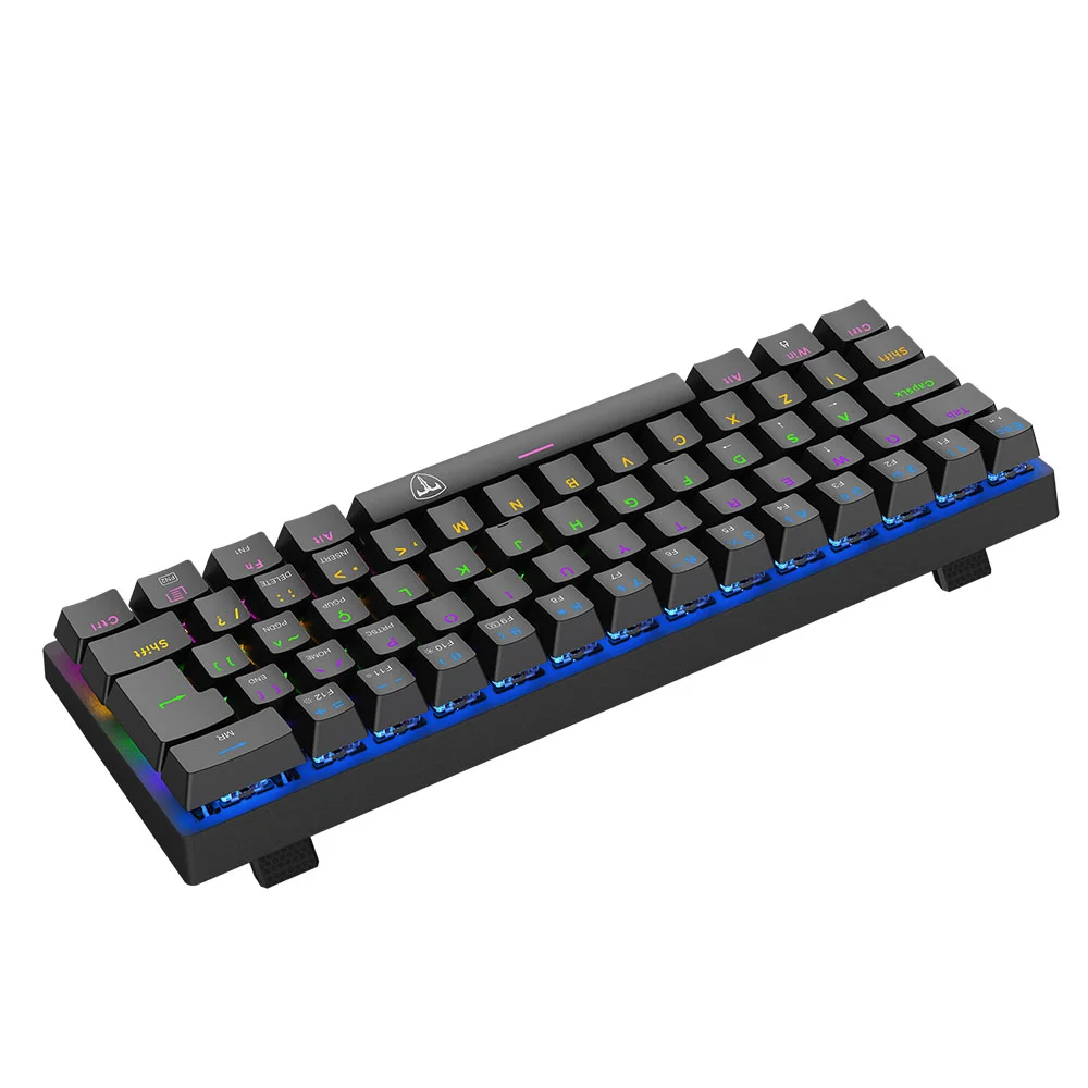 Imagem 3 de 5 do produto Teclado Mecanico Gamer Arena Preto Rainbow Sw Brown T-tgk321-br Abnt-2