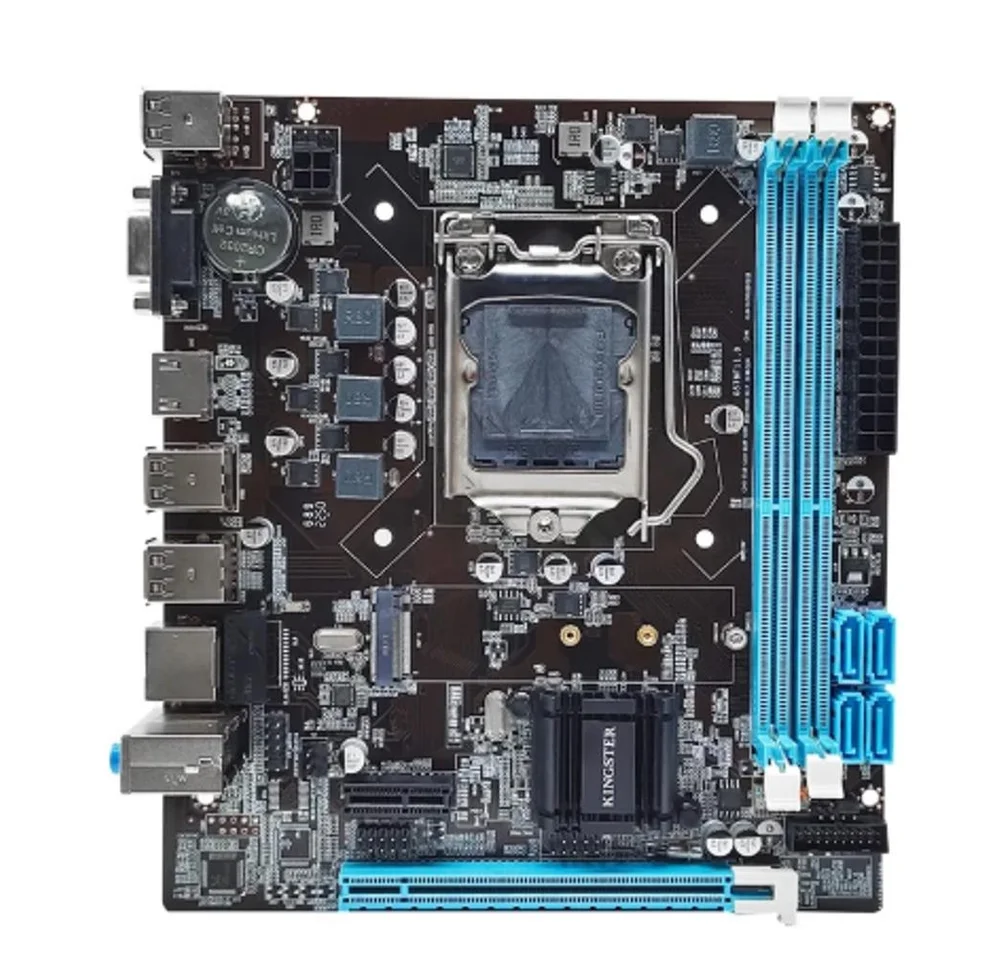 Placa Mãe LGA 1155 Chipset Intel H61 16gb Ddr3 Nvme M.2 Usb 3.0 HDMI 4