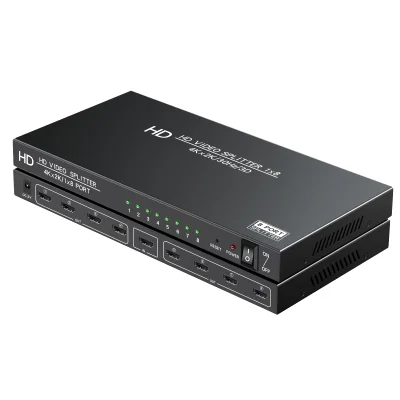 Divisor HDMI Splitter Duplicador E Multiplicador 1x8 Monitor