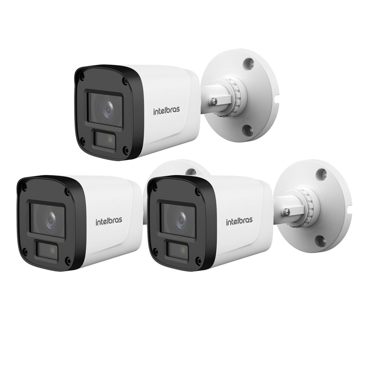 Kit 3 Câmeras De Segurança Vhl 1220 B Hdcvi Full Hd 1080p Intelbras