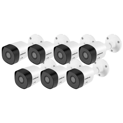 Kit 07 Câmeras De Segurança Hd 720p 1mp Vhd 3130 B G5 Intelbras