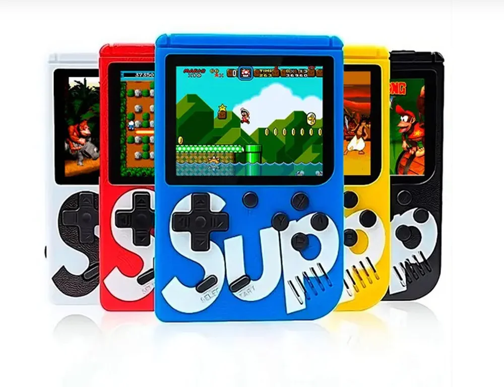 Imagem 2 de 5 do produto Mini Videogame Portátil Com Teclado 400 Jogos Integrados