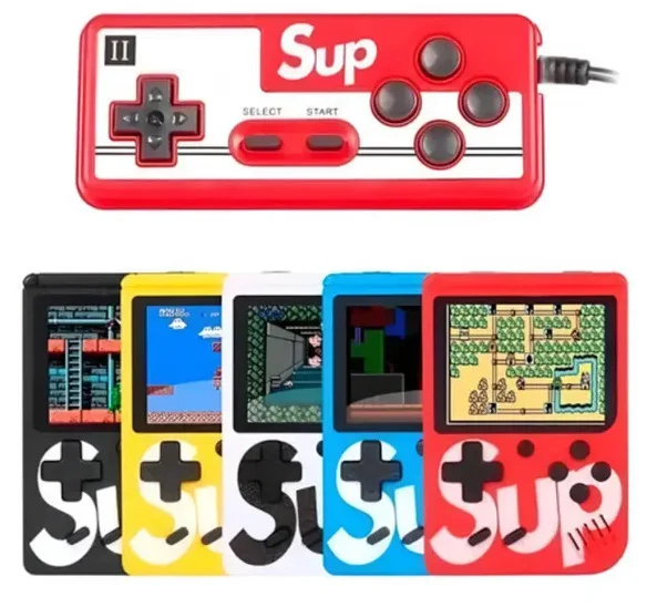 Imagem 5 de 5 do produto Mini Videogame Portátil Com Teclado 400 Jogos Integrados