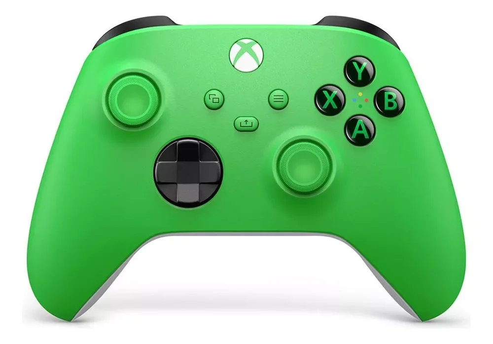 Imagem 2 de 5 do produto Controle Sem Fio Microsoft XBOX One – Velocity Green  , Compatível Com Series X|s E PC.