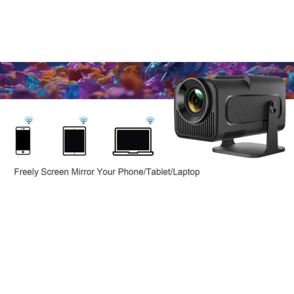 Imagem 5 de 5 do produto Projetor Hy320 Wifi Hd 390 Ansi Android 13.0 Smart