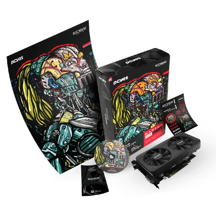 Placa De Video PCyes Rx 570 Projeto Edge 8GB GDDR5 256bits - Pvex5708GB2f