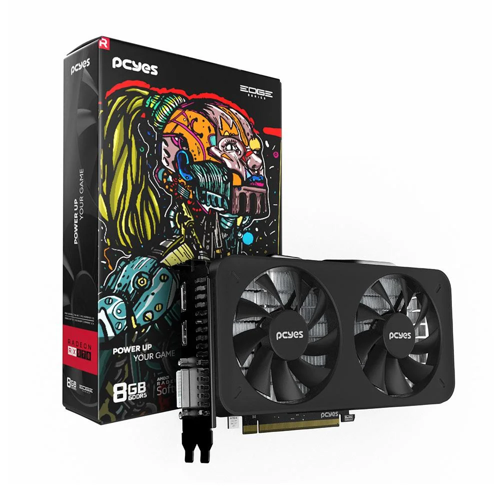 Placa De Video PCyes Rx 570 Radeon 8GB GDDR5 256bits Pvex5708GB2f