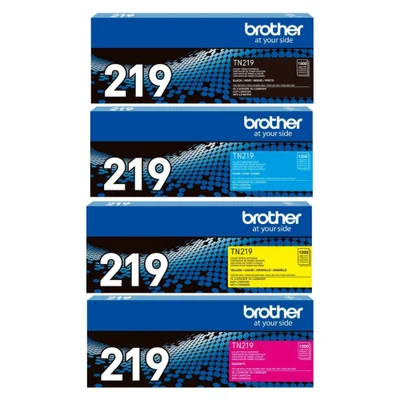 Kit 4 Toner Tn-219 Tn219 Mfc-l3760cdw Hl-l3240cdw Dcp-l3560cdw 1.2k