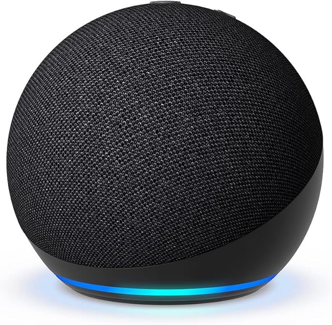 Echo Dot 5ª Geração Com Alexa | Áudio Potente E Som Aprimorado | Assistente Inteligente De Voz | Cor Preta (charcoal) –   Amazon.