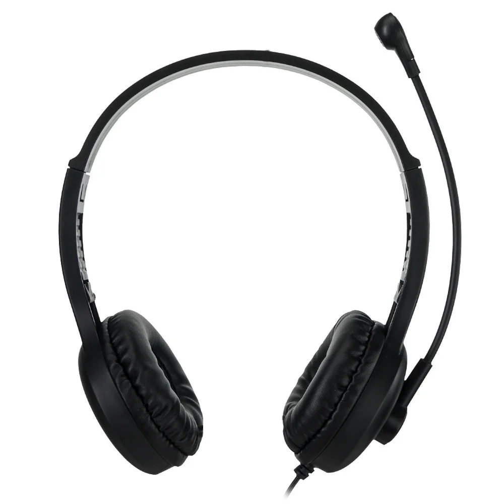 Imagem 2 de 4 do produto Headset Keytime Office Maxom P2/p3 C/ Mic Preto
