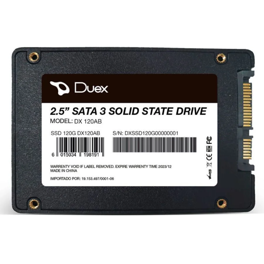 SSD 120GB Dxs120d Alta Velocidade Desempenho E Eficiência