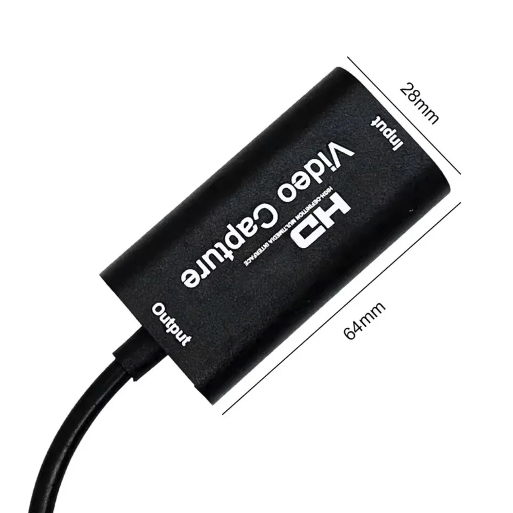 Imagem 4 de 5 do produto Placa De Captura HDMI Para Usb-c 4k 1080p Full Hd, Captura Vídeo Para Celular, PC E Lives